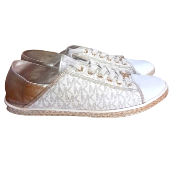 Michael Kors Kristy MK Logo Espadrille Sneaker size 9.5 - Picture 6 of 8